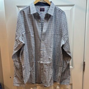 UNTUCKit Gray Plaid Casual Button-Down Shirt